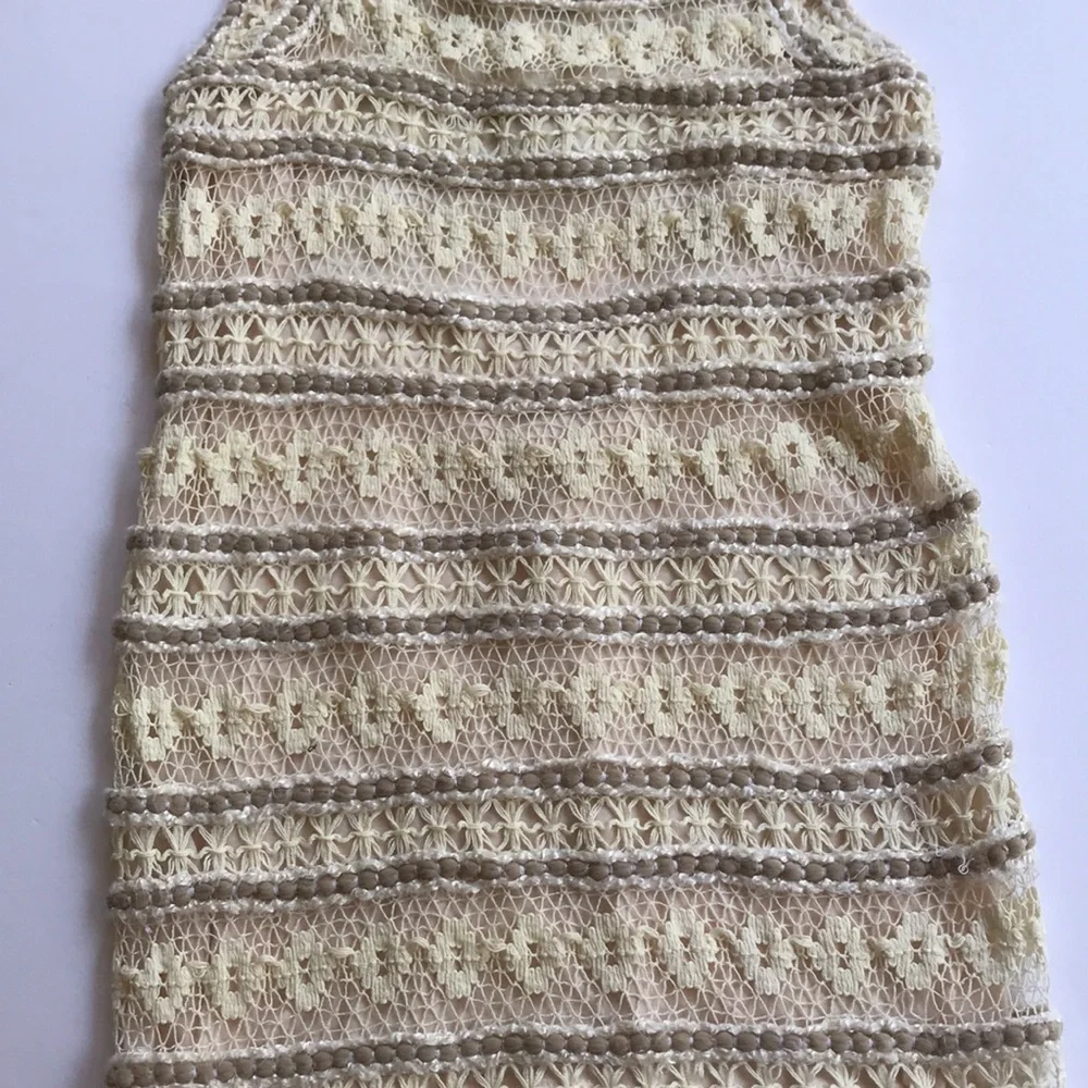 SOLD FP New Romantics XS Valkyrie Lace Crochet Bodycon Dress Free People - Picture 5 of 13